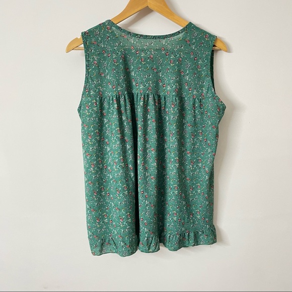 Foxclub Printed Georgette Top - Picture 4 of 5